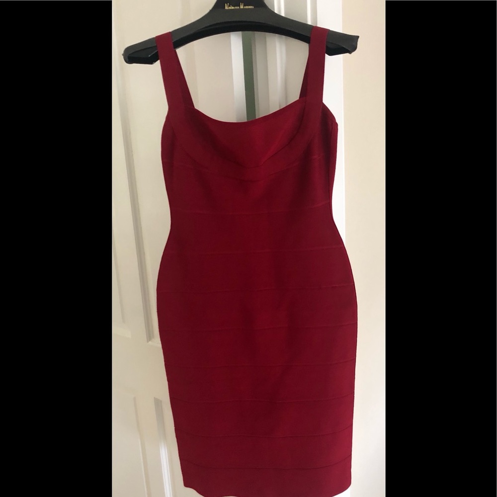 Herve Leger Red Dress